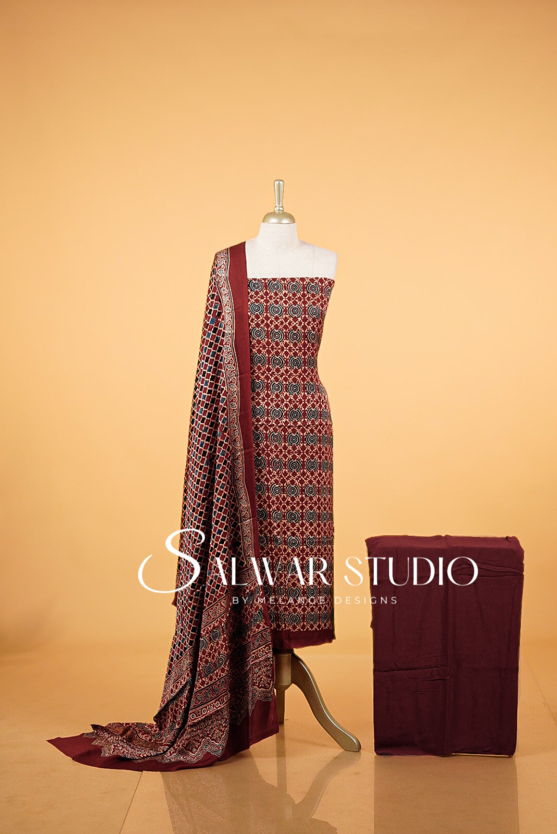 Modal Ajrakh Unstitched Salwar Suits AC0045
