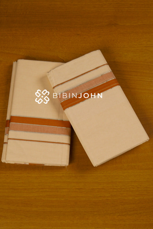 Cotton Dhoti For Men Off White BJ1747