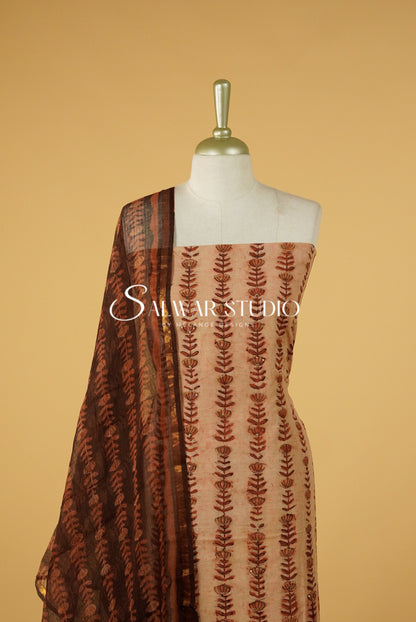 Pure Printed Cotton Unstitched Salwar Suits AC0079