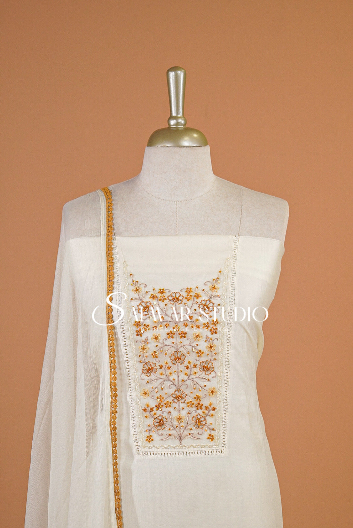 Silk Embroidery Salwar Suits AC0133