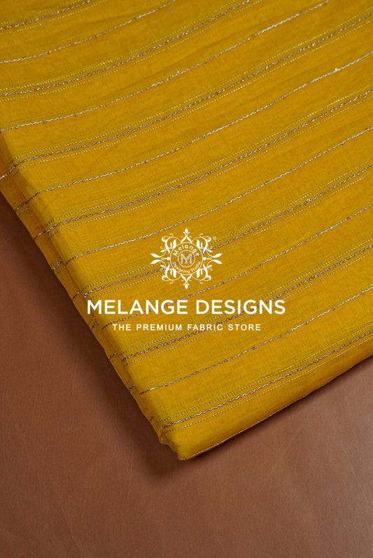Chanderi Silk Embroidery Fabric BJ0027
