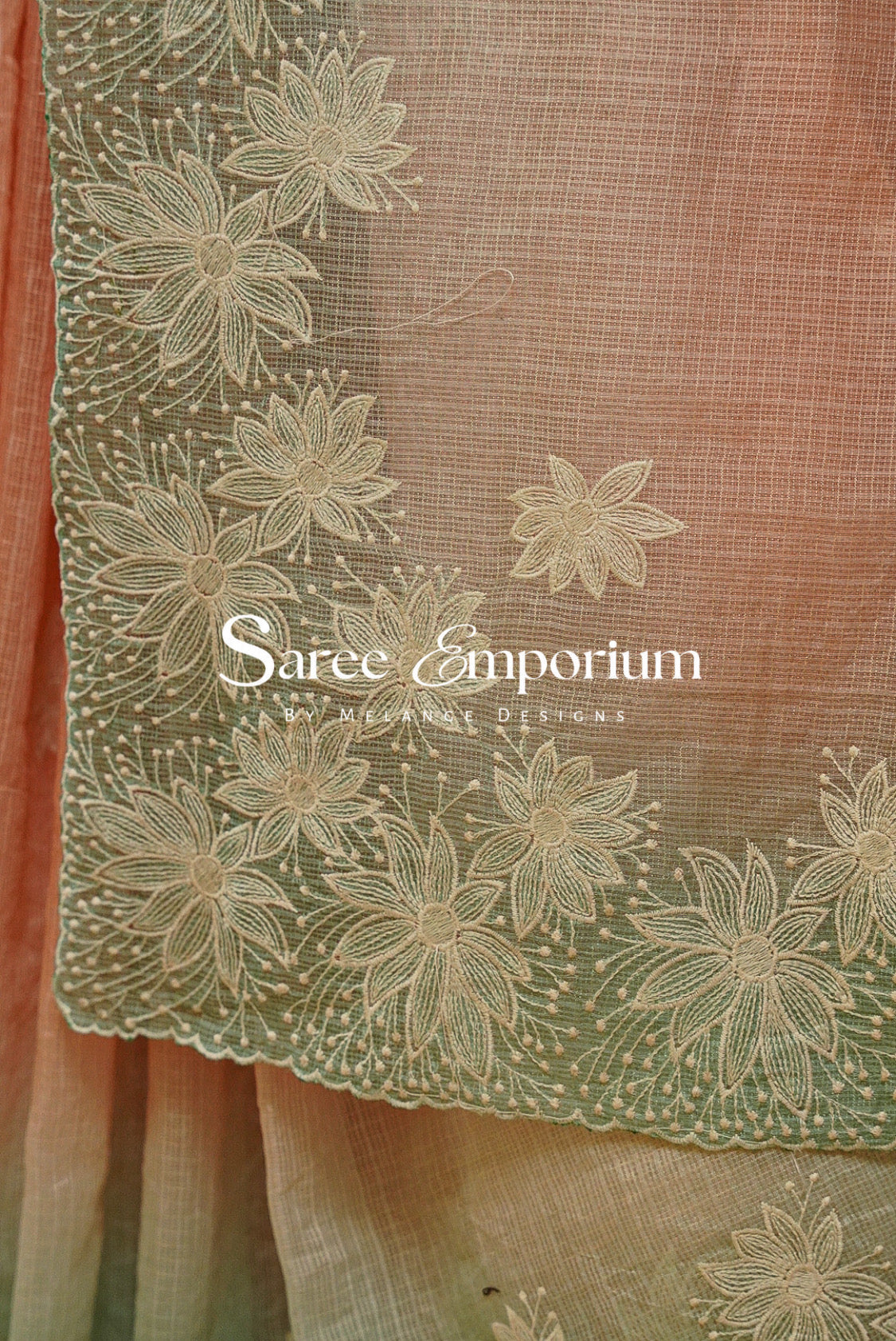 Cotta Embroidery Saree For Women MDS0257