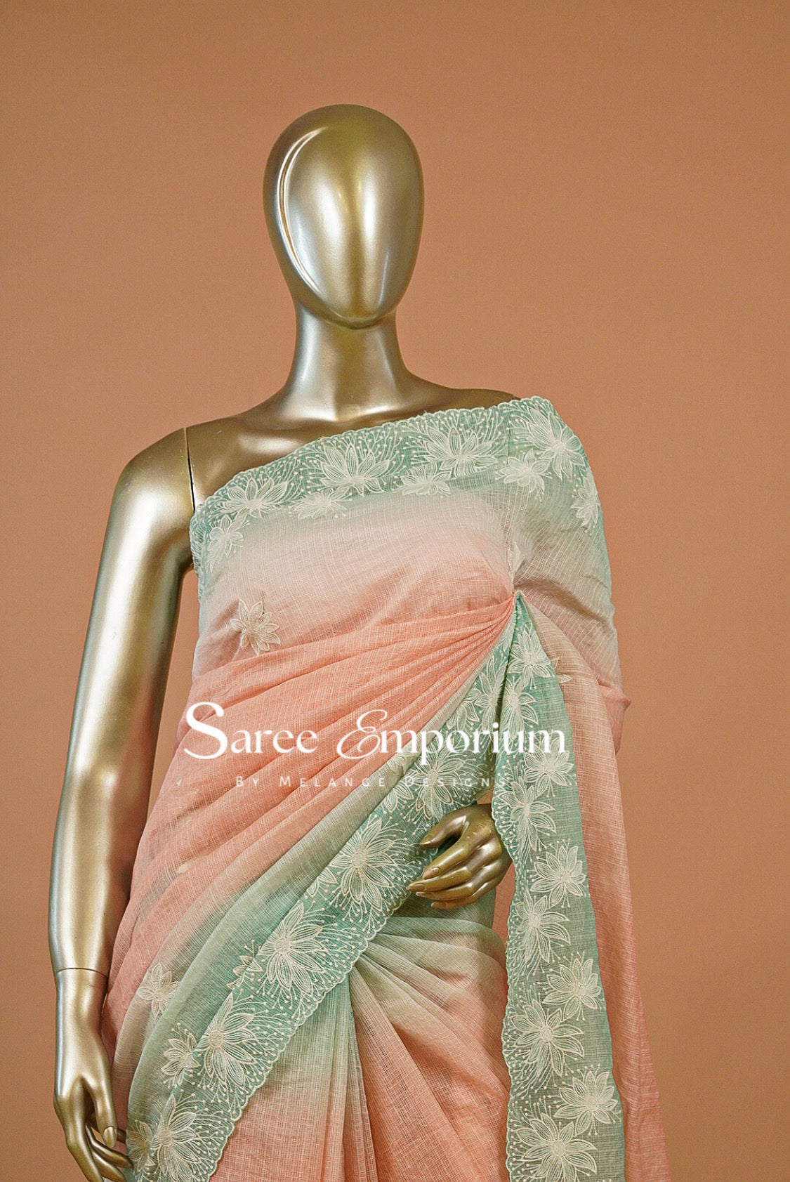 Cotta Embroidery Saree For Women MDS0257