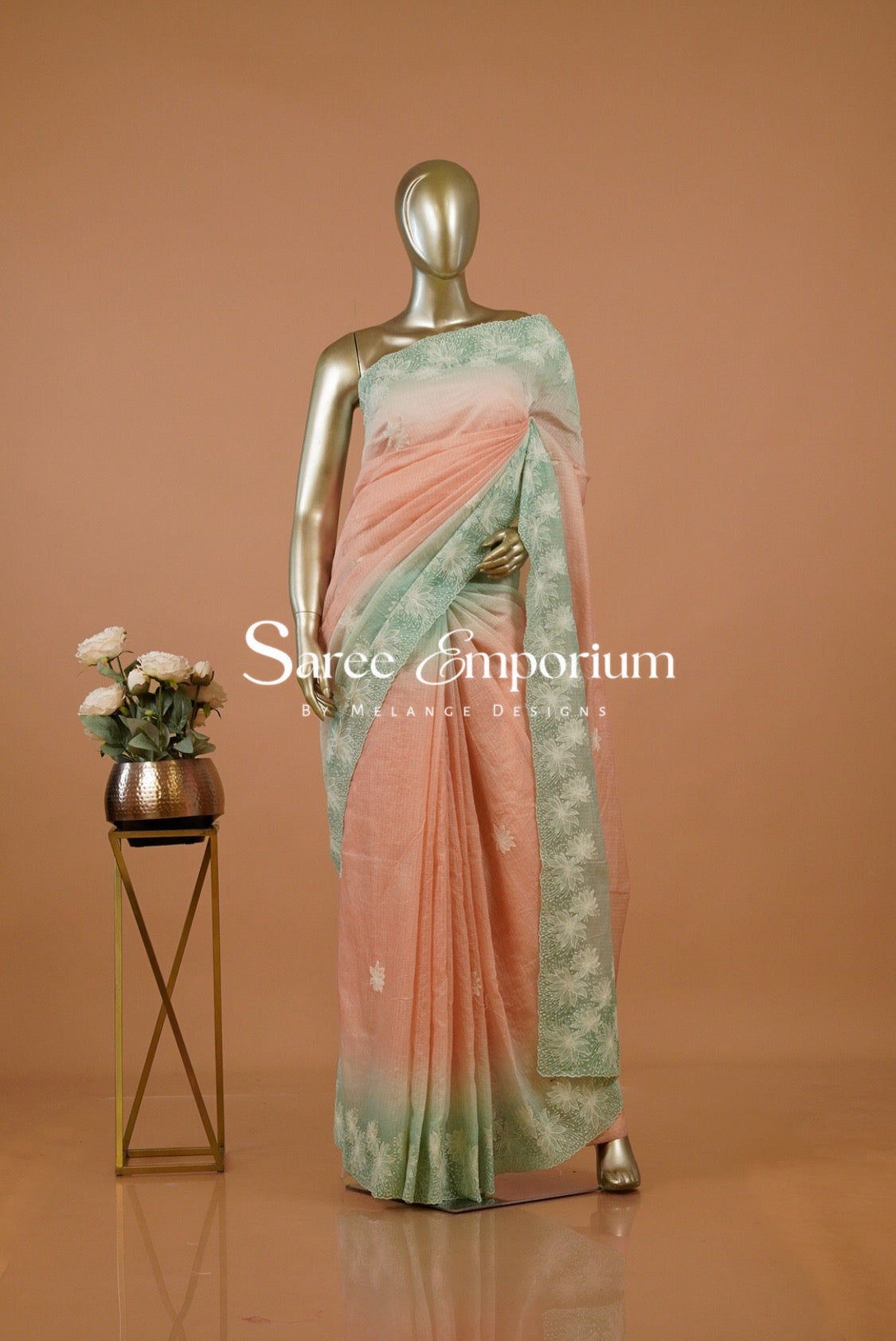 Cotta Embroidery Saree For Women MDS0257