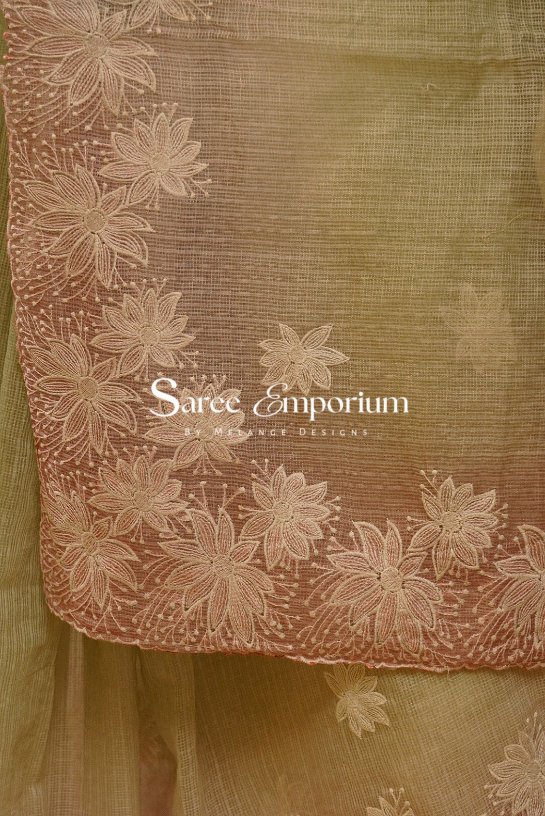 Cotta Embroidery Saree For Women MDS0258