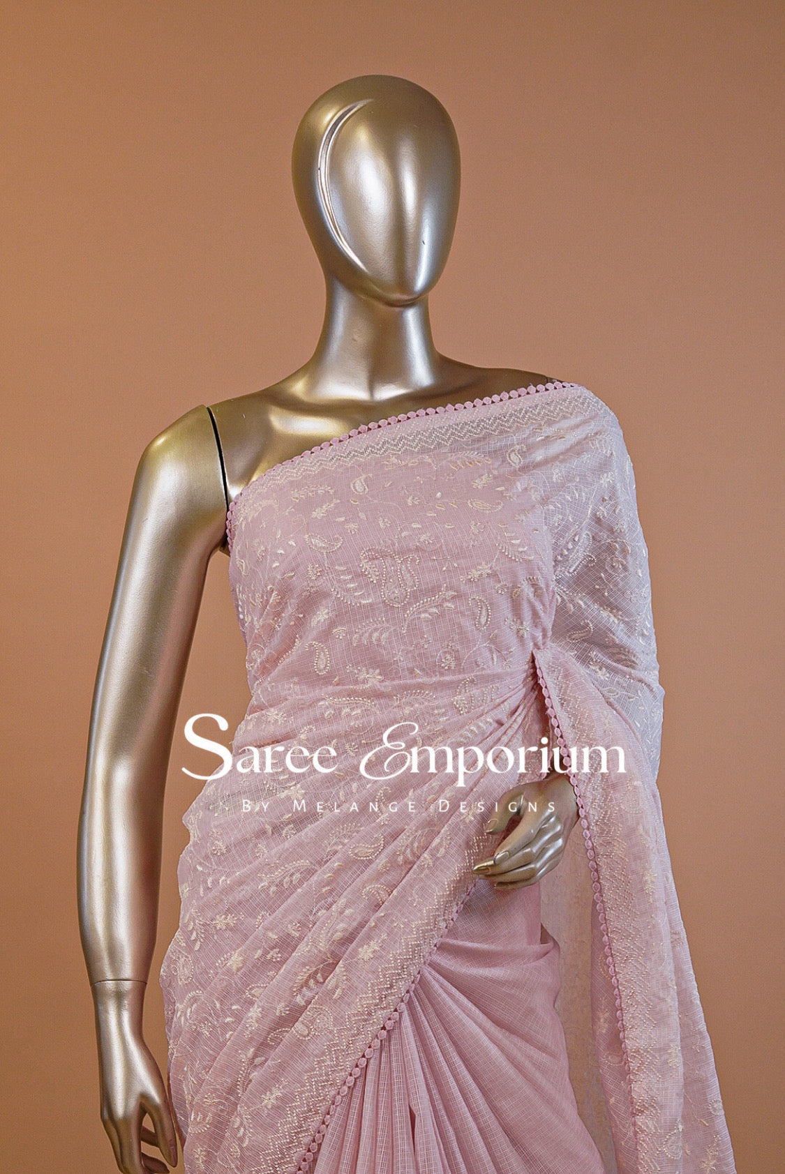 Cotta Embroidery Saree For Women MDS0261