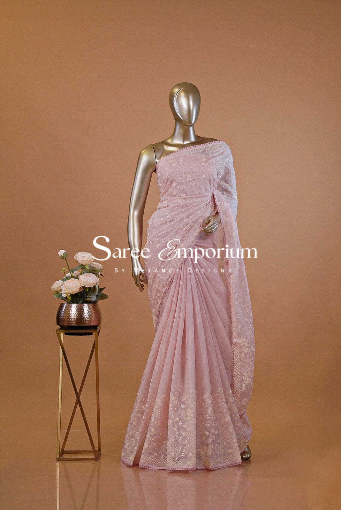 Cotta Embroidery Saree For Women MDS0261