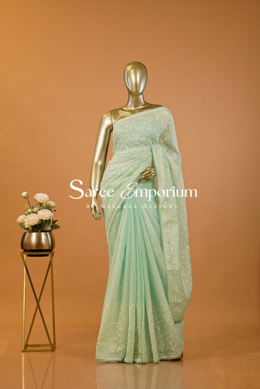 Cotta Embroidery Saree For Women MDS0262