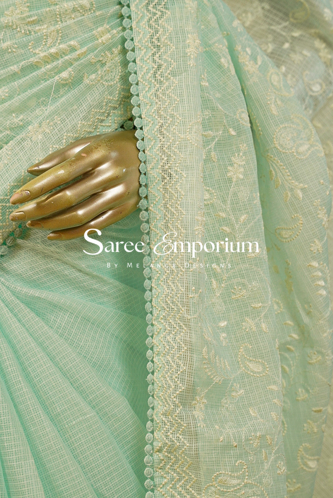 Cotta Embroidery Saree For Women MDS0262