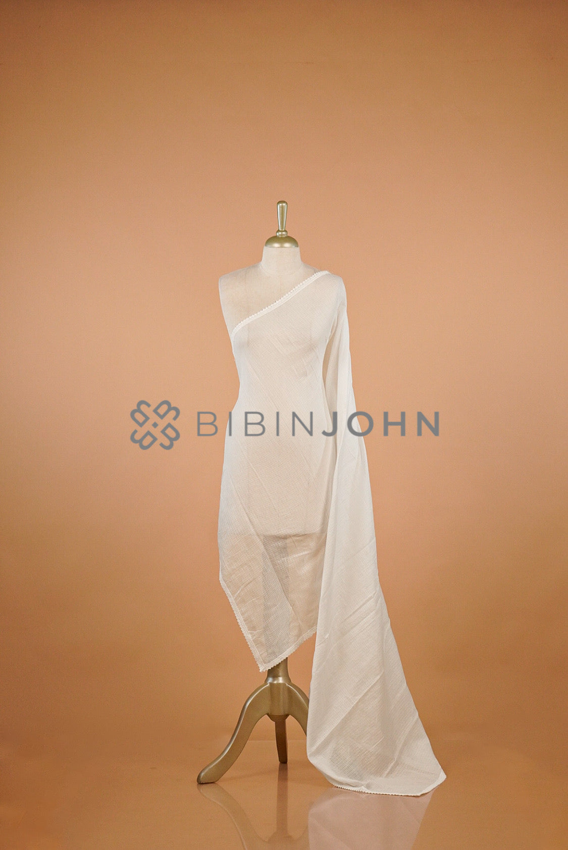 Cotta Lace Dupatta For Women White
