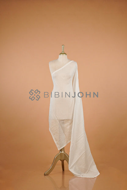 Cotta Lace Dupatta For Women White