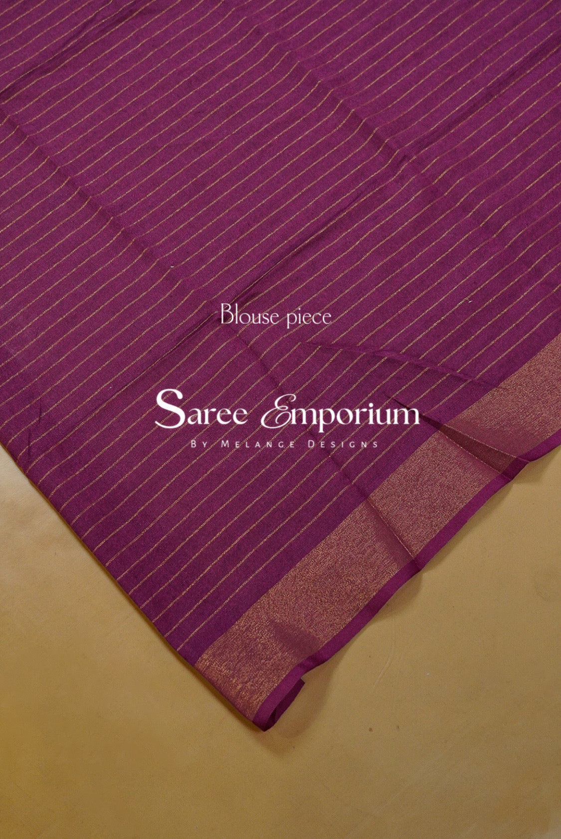 Linen Check Saree For Women MDS0260
