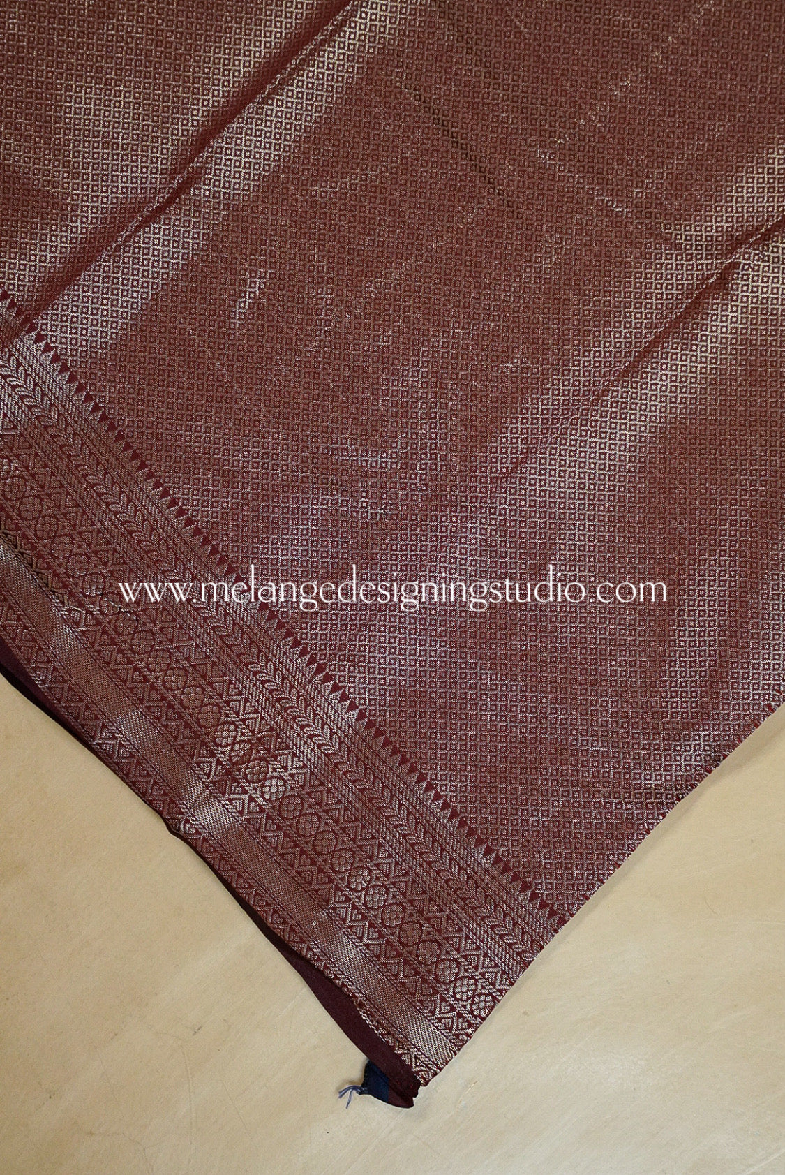 Semi Brocade Saree MDS0132
