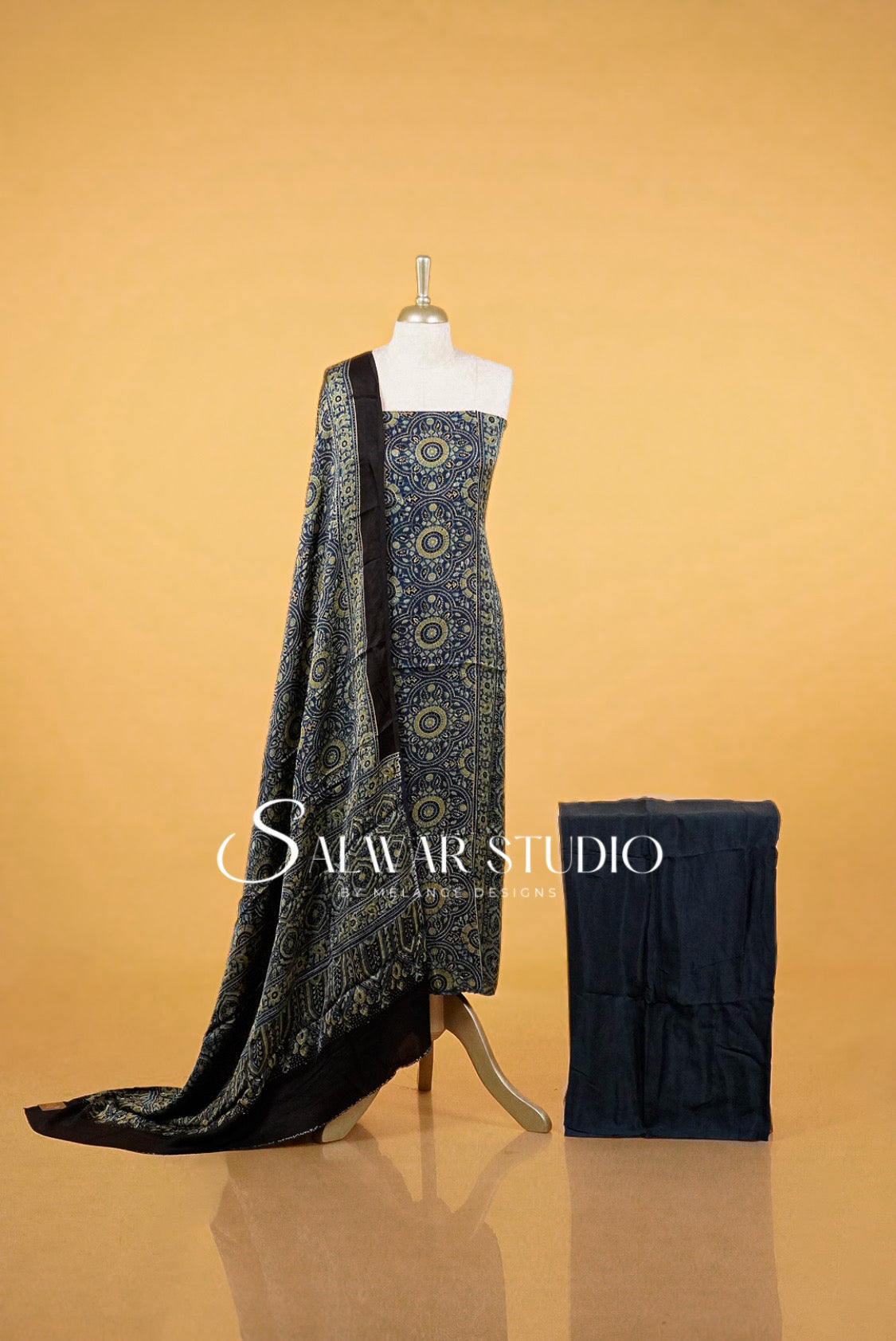 Modal Ajrakh Unstitched Salwar Suits AC0040