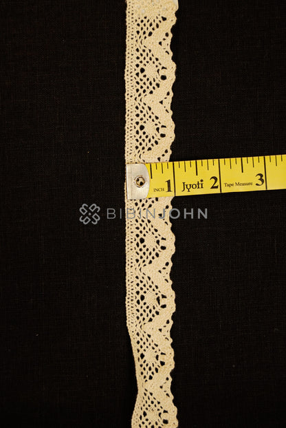 Cotton Lace Off White Dyeable BJ0473