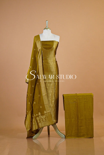 Silk Banarasi Unstitched Salwar Suits AC0127