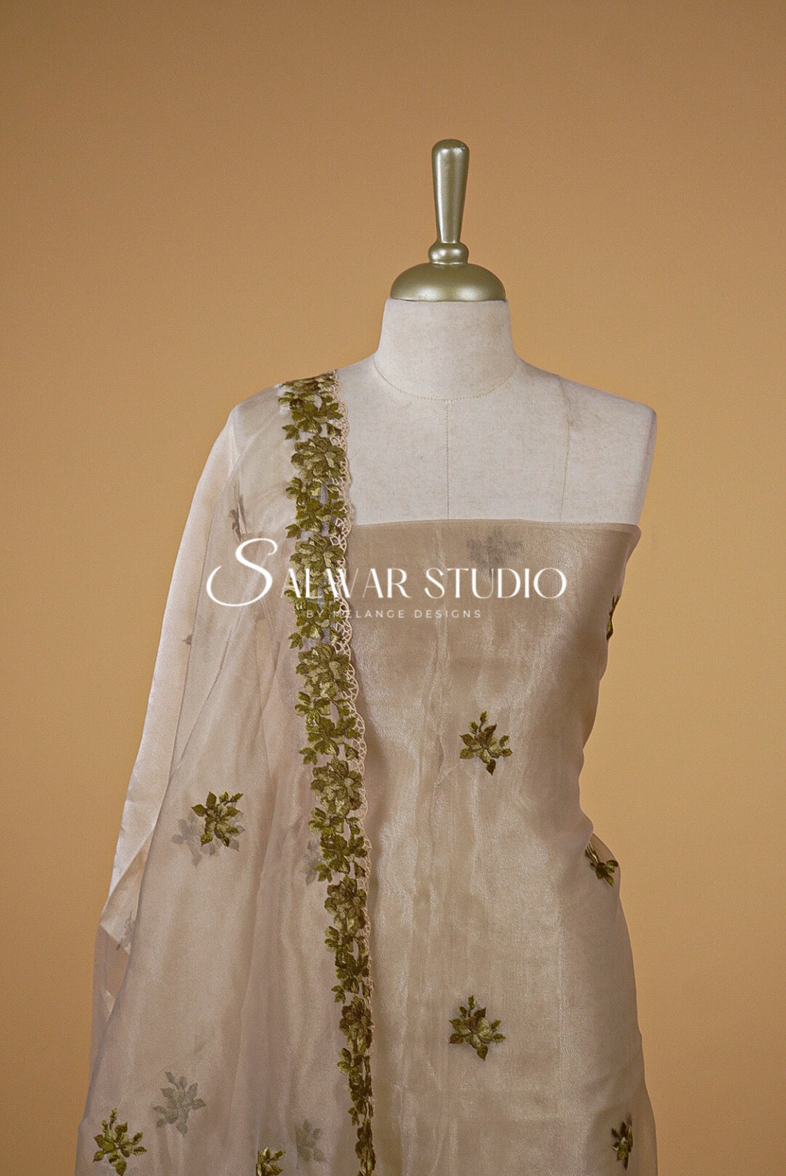 Tissue Embroidery Unstitched Salwar Suits AC0073