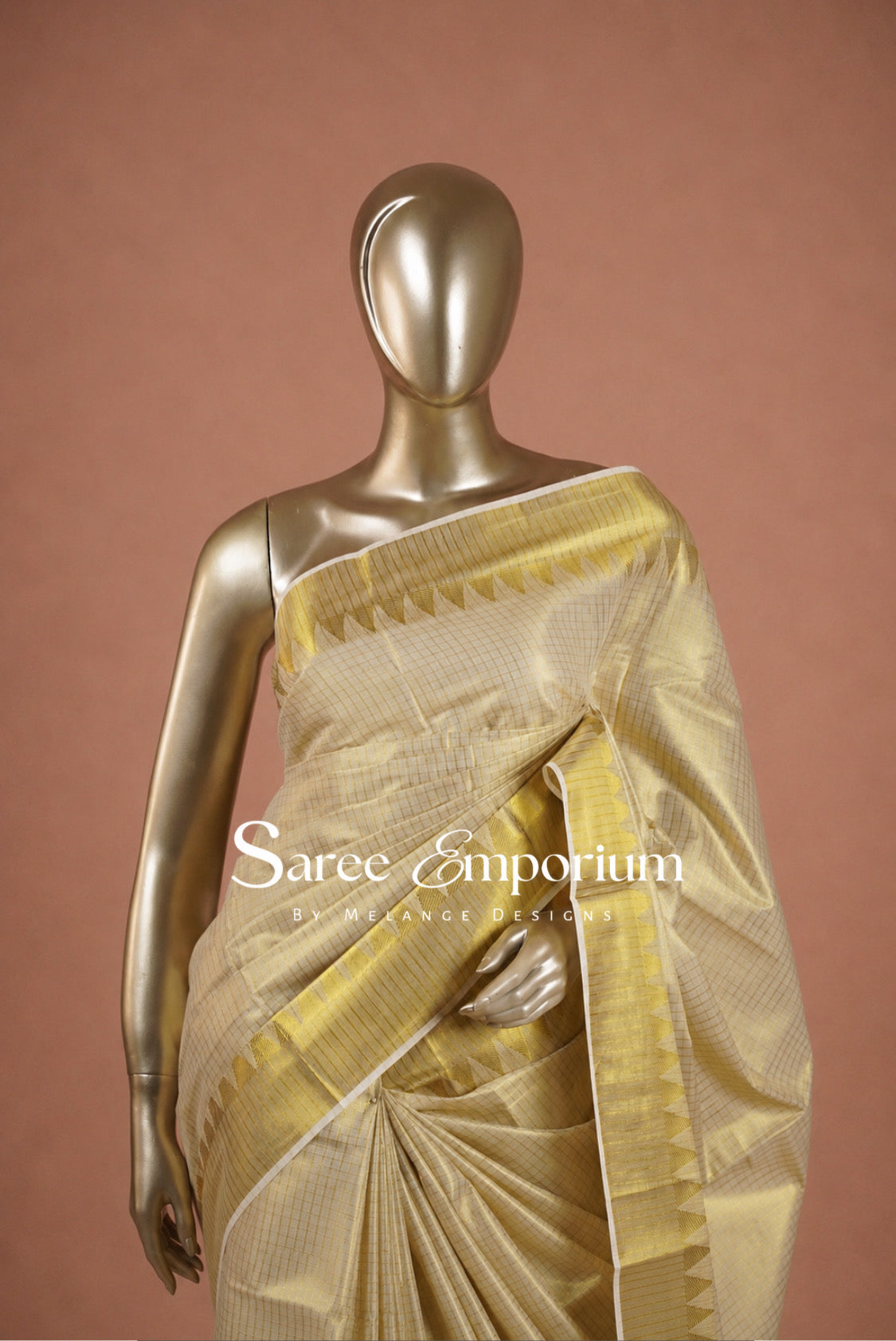 Tissue Kasavu Sarees MDS0037