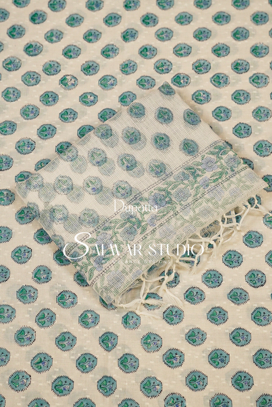 Printed Cotton Unstitched Salwar Suits AC0155