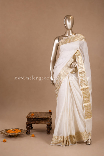Chanderi Silk Saree MDS0002