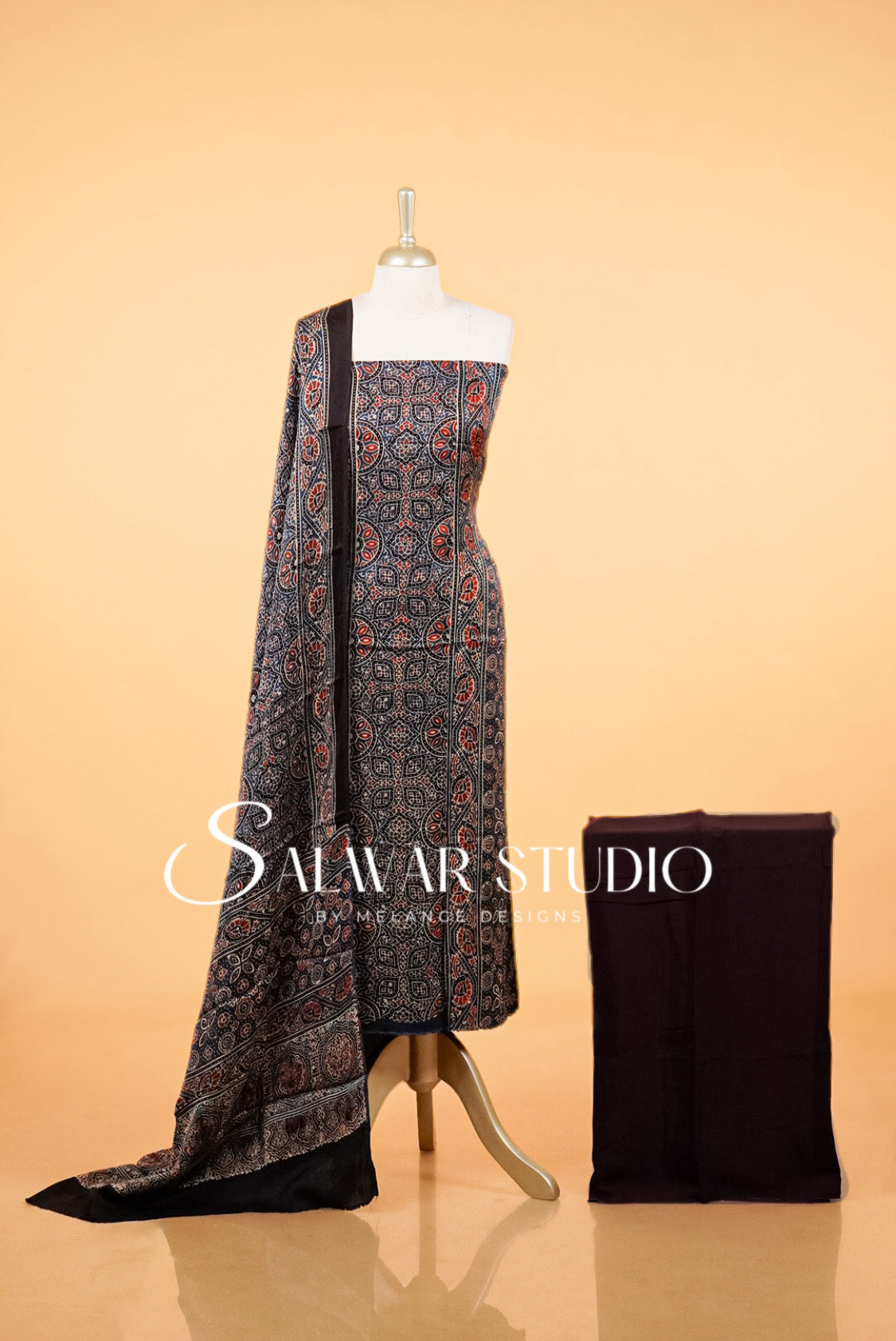 Modal Ajrakh Unstitched Salwar Suits AC0043