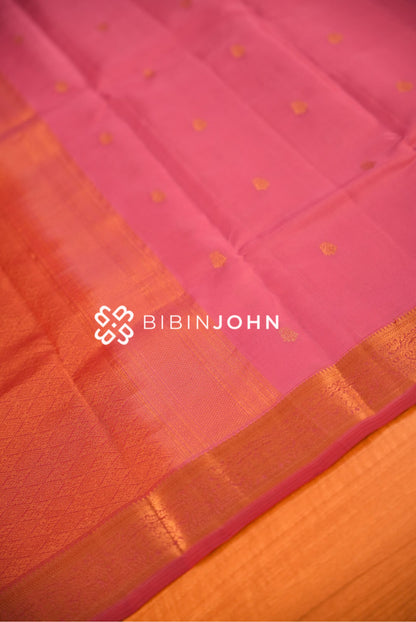 Silk Saree For Women Bright Rose Pink BJ2407