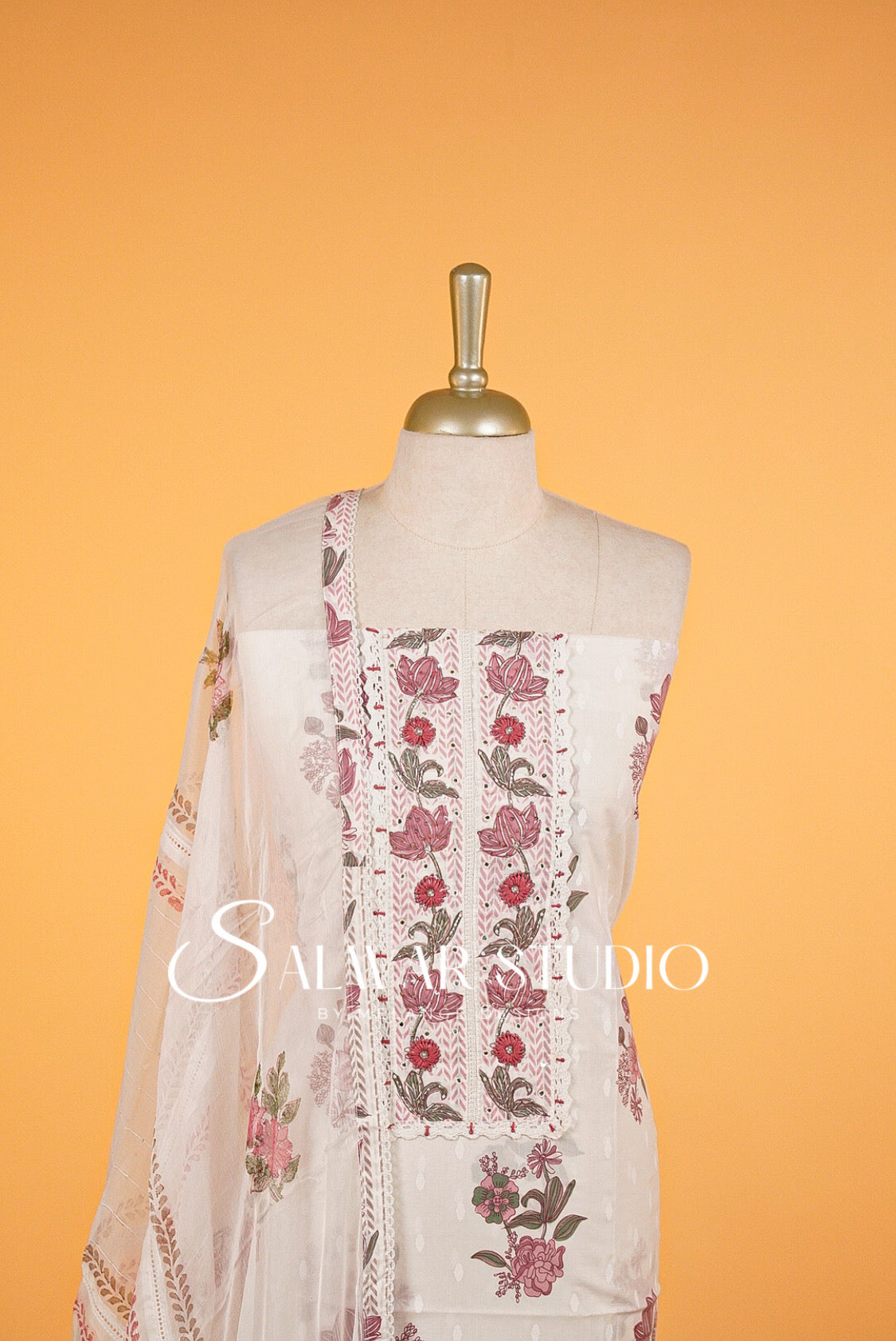 Cotton Embroidery Unstitched Salwar suits AC0015