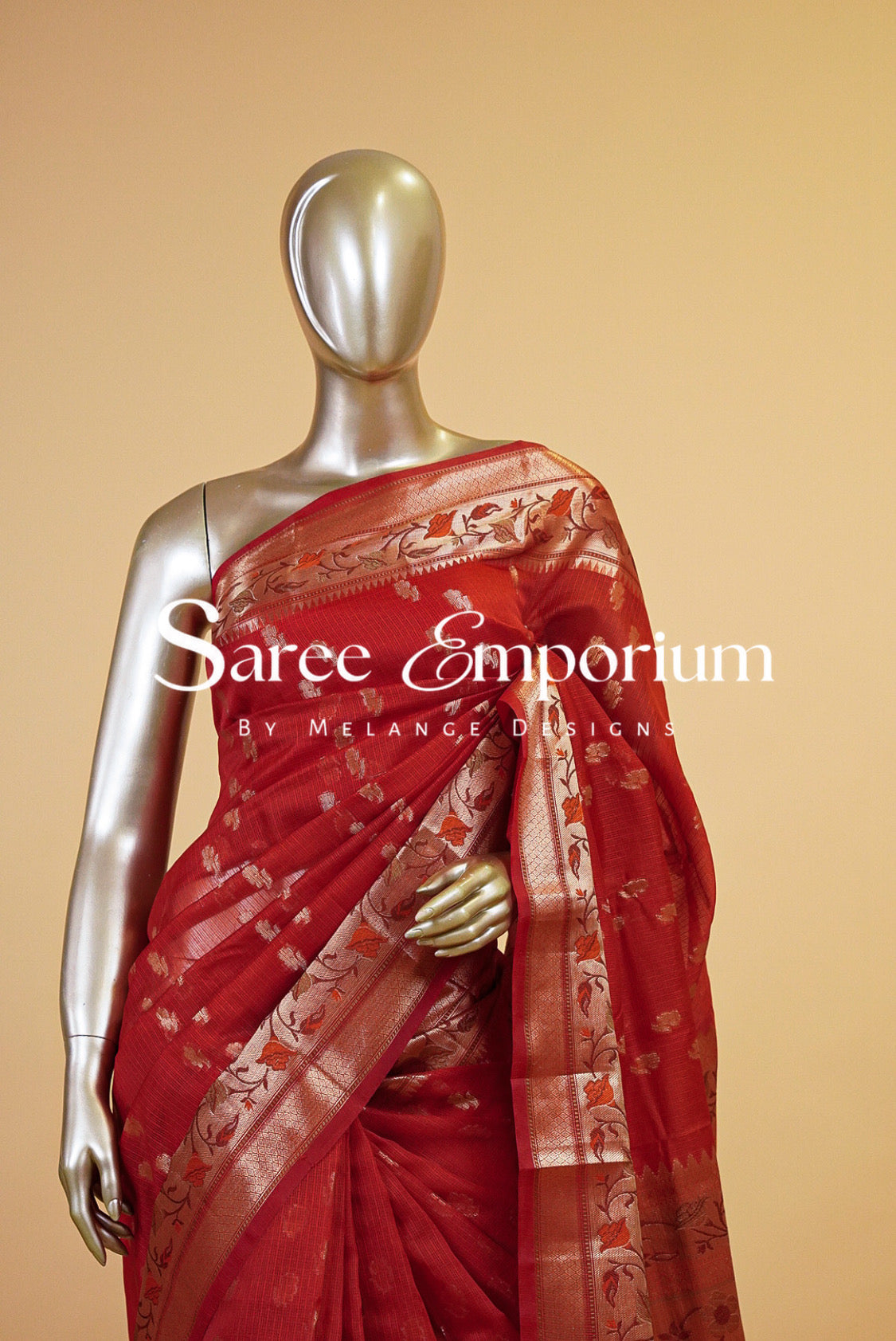 Cotta Banarasi Saree MDS166