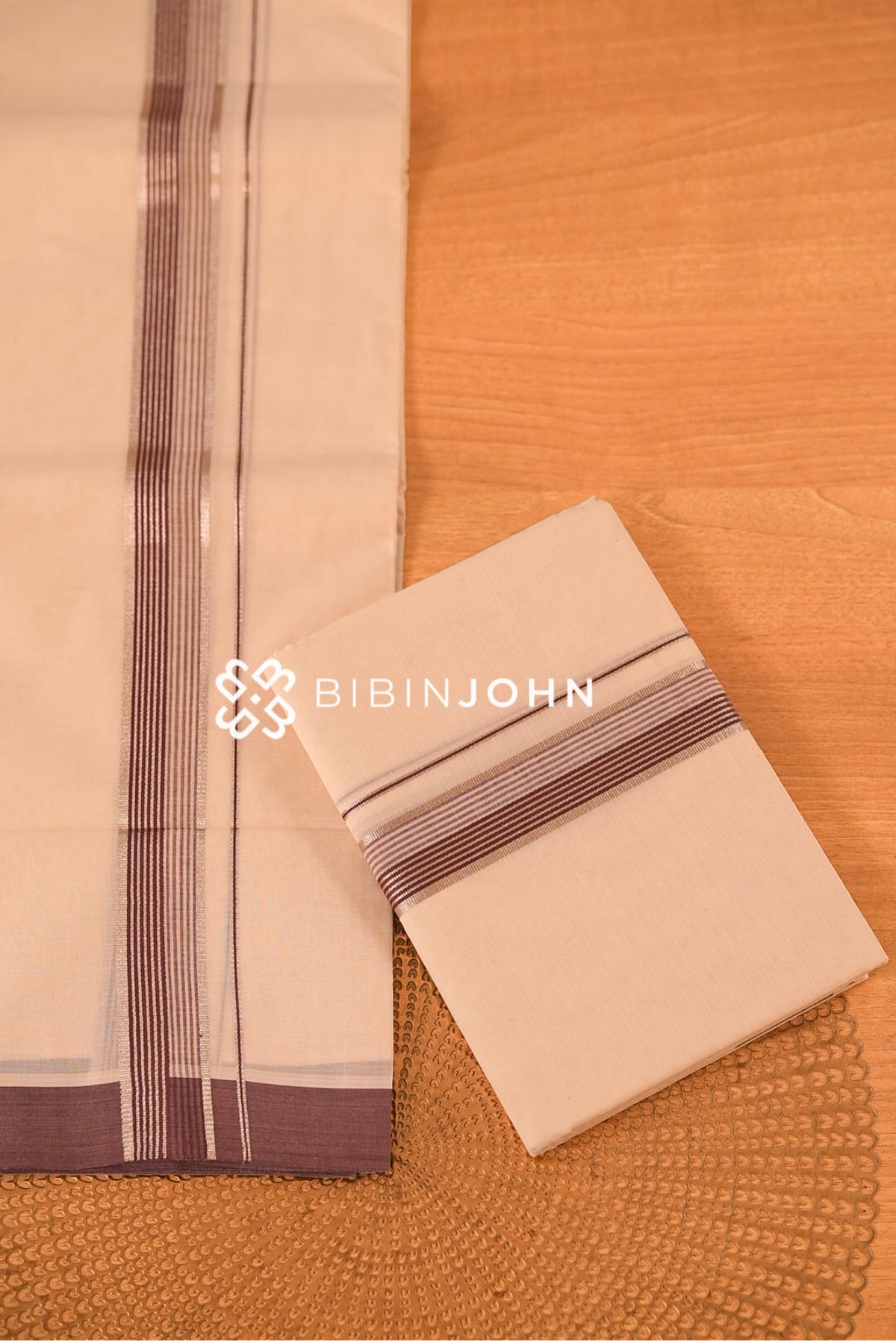 Cotton Dhoti For Men Off White BJ2762