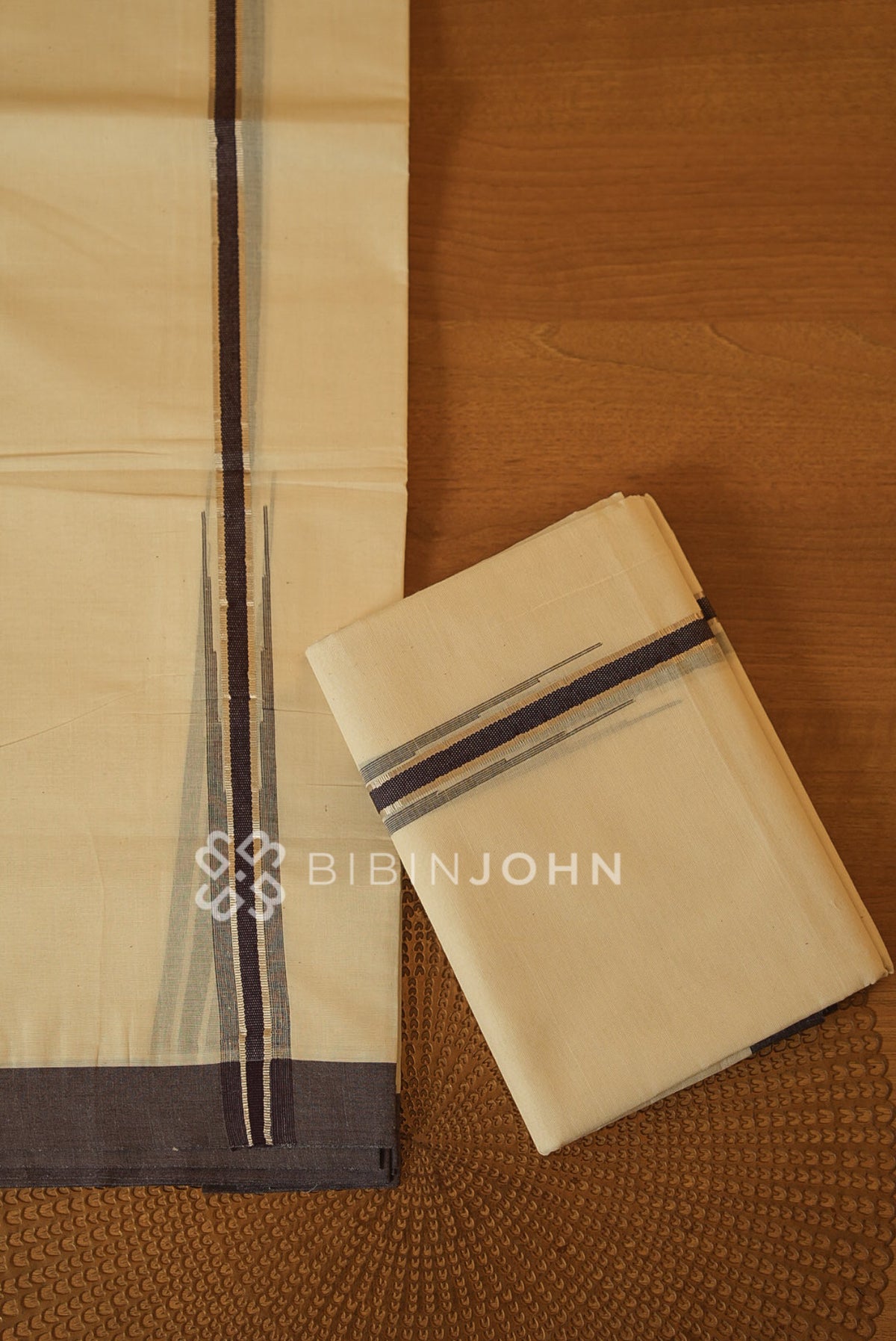 Cotton Dhoti For Men Off White BJ2281