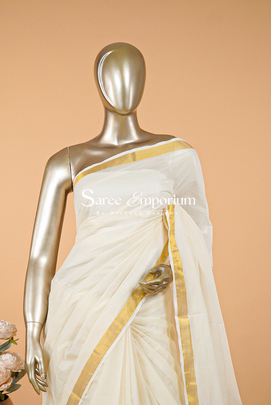 Cotton Kasavu Saree MDS0201