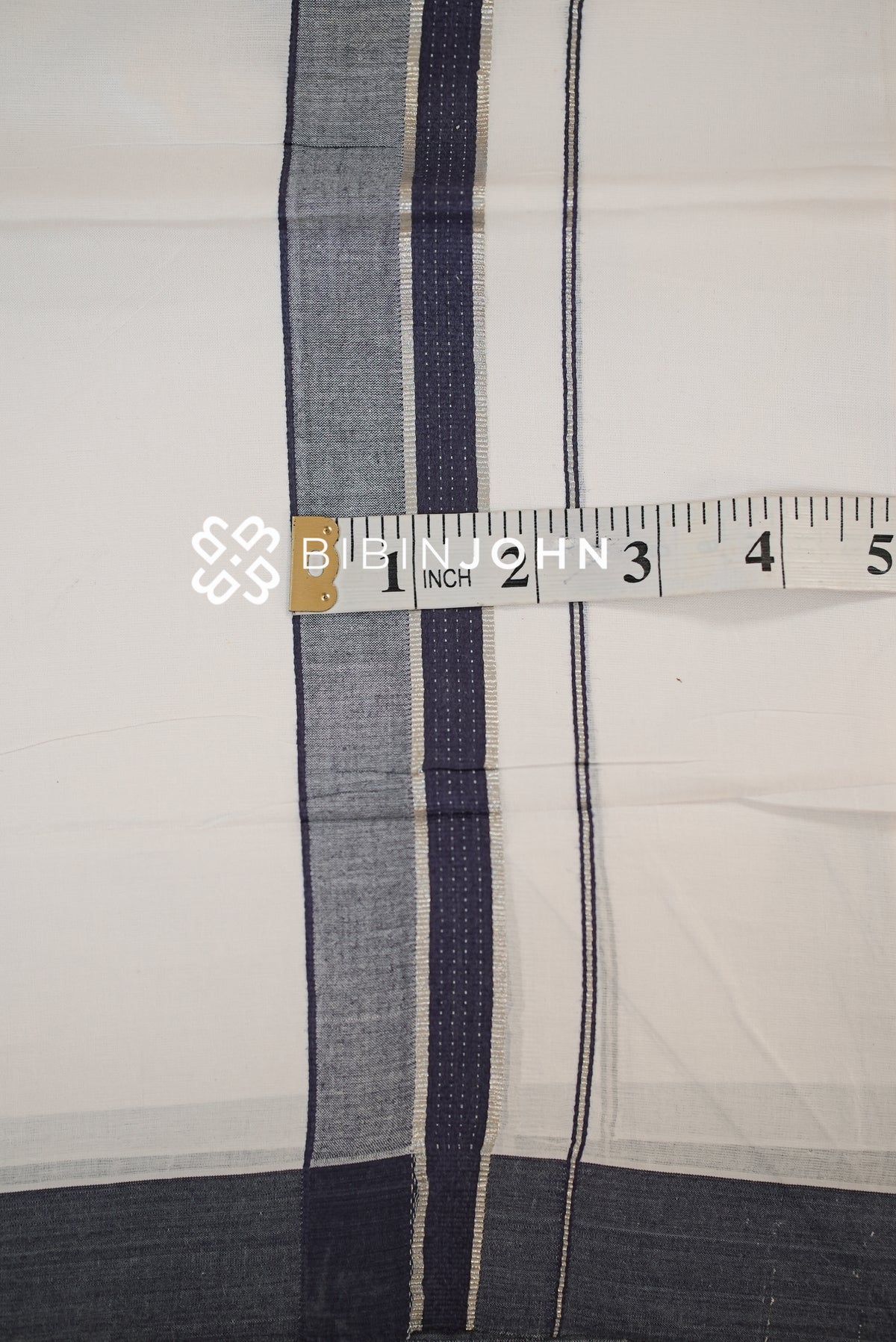 Cotton Dhoti For Men White BJ2339