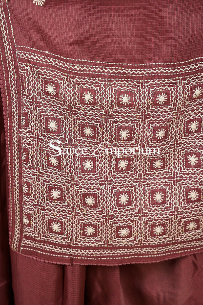 Cotta Embroidery Saree MDS0123