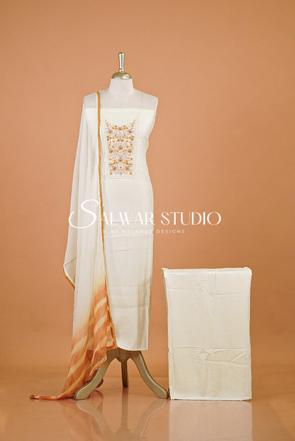 Silk Embroidery Salwar Suits AC0133