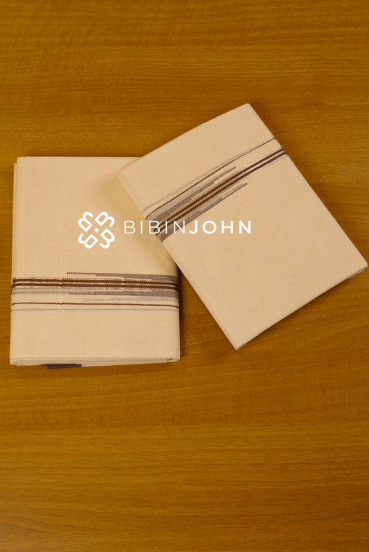 Cotton Dhoti For Men Off White BJ1772