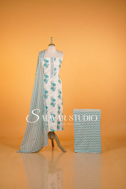 Cotton Printed Unstitched Salwar suits AC0010