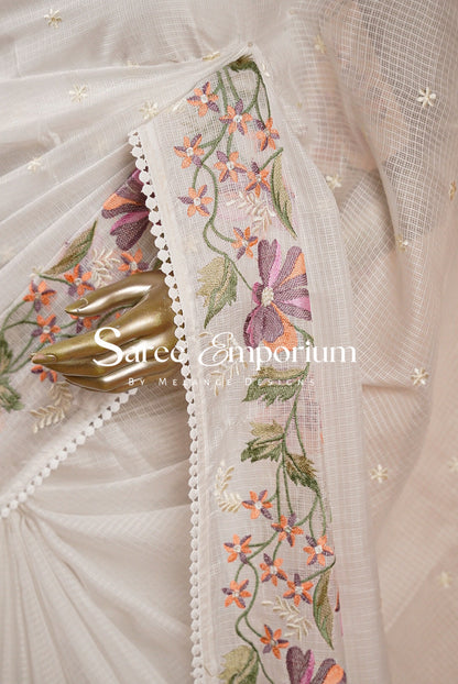 Cotta Embroidery Sarees MDS0030