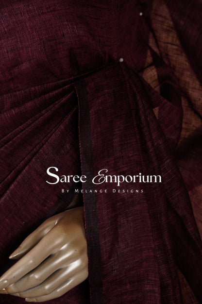 Linen Saree MDS0085