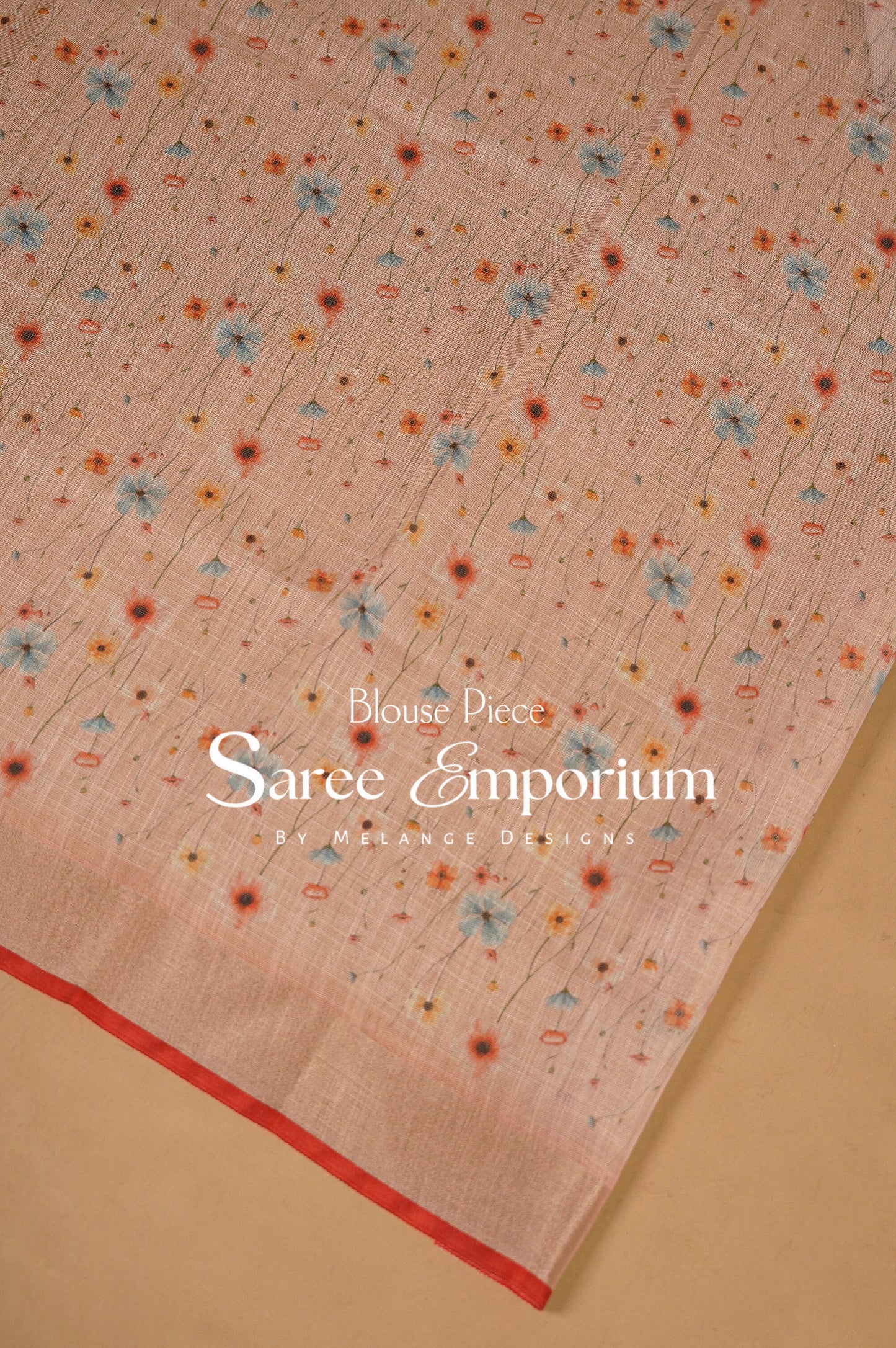 Tissue Embroidery Saree MDS0083