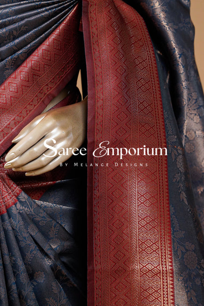 Semi Silk Saree For Women MDS0326