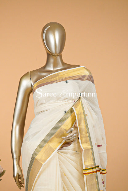 Cotton Kasav Saree MDS0197
