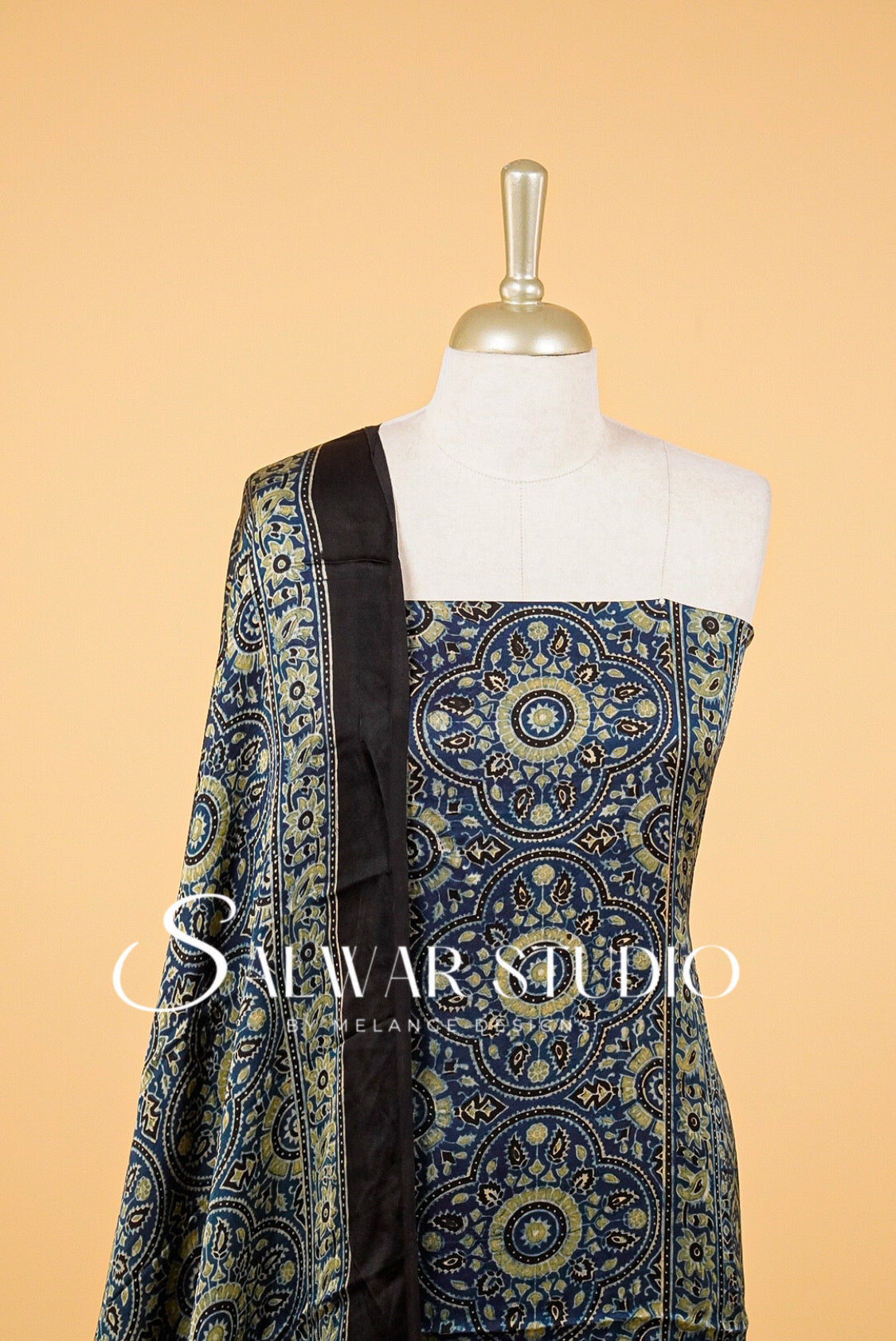 Modal Ajrakh Unstitched Salwar Suits AC0040