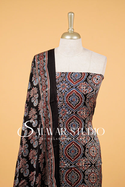 Modal Ajrakh Unstitched Salwar Suits AC0041