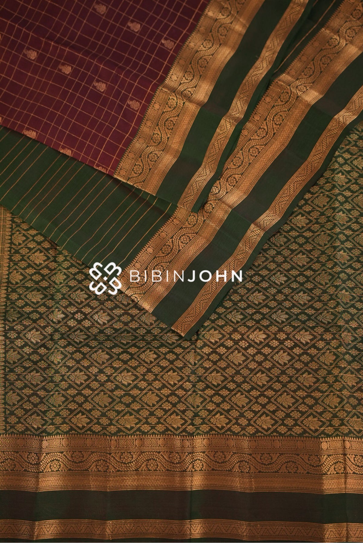 Silk Saree For Women Wine Maroon BJ2381