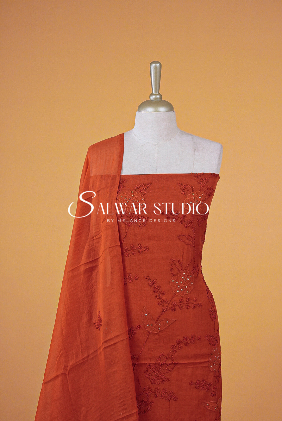 Chanderi Embroidery Unstitched Salwar Suits AC0067