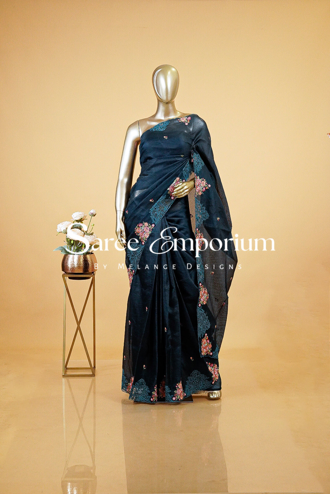 Cotta Embroidery Saree MDS0188