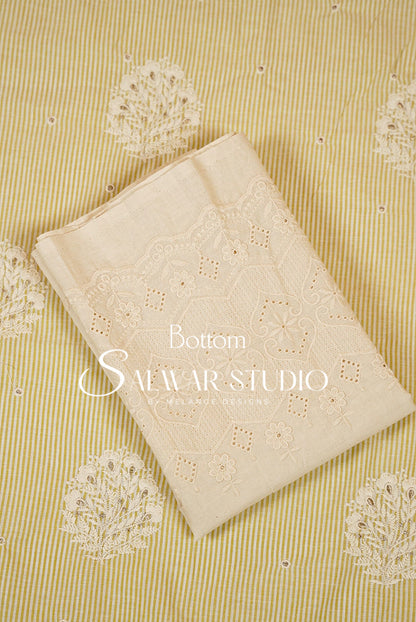Cotton Embroidery Unstitched Salwar Suits AC0005