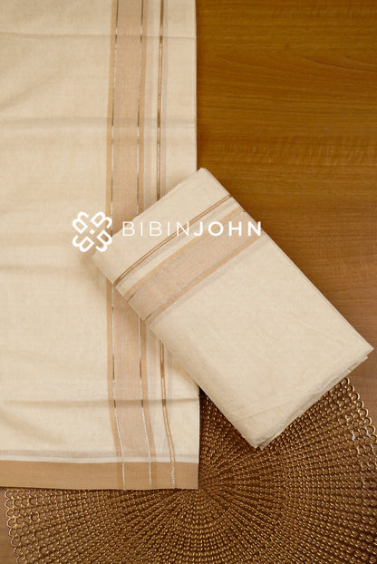 Cotton Dhoti For Men Off White BJ0985