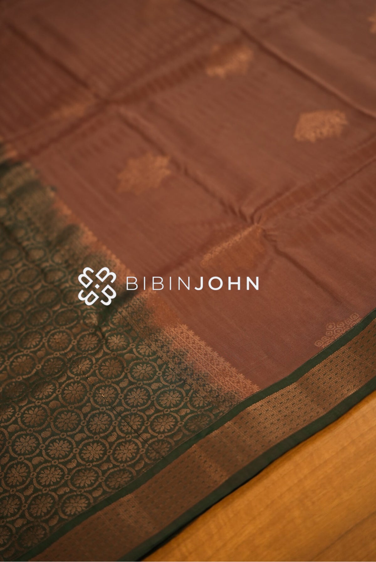 Silk Saree For Women Copper Brown BJ2379