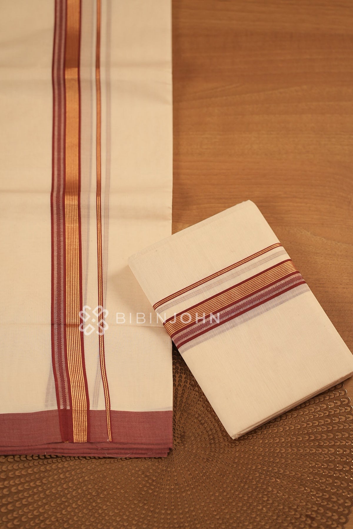 Cotton Dhoti For Men Off White BJ2268